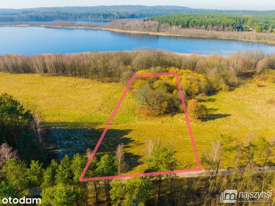 Domysłów- działka nad jeziorem 5 km od morza - Widok 2