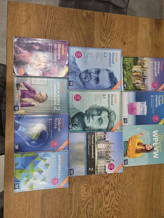 Podręczniki do 2 klasy liceum i technikum