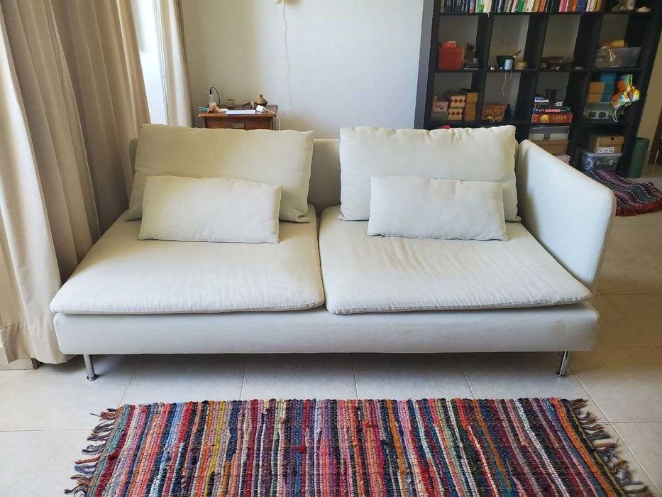 Sofá de 3 lugares IKEA — capas laváveis