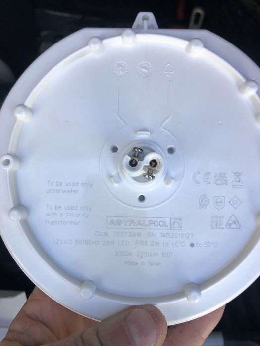 Lampada led para piscina 3000 k
