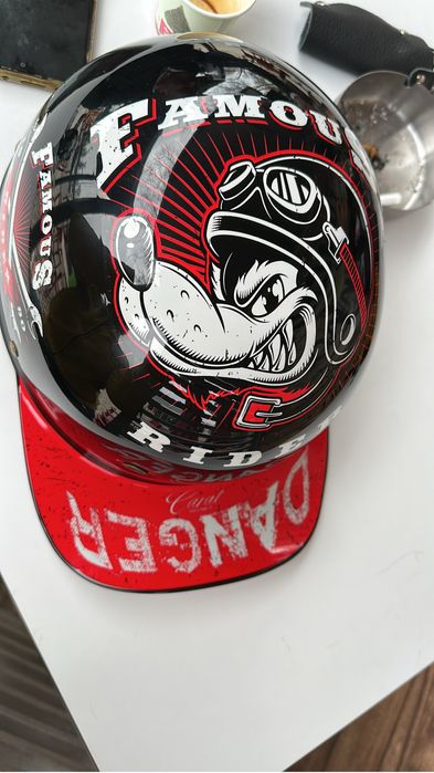 Capacete retro chopper baseball cap