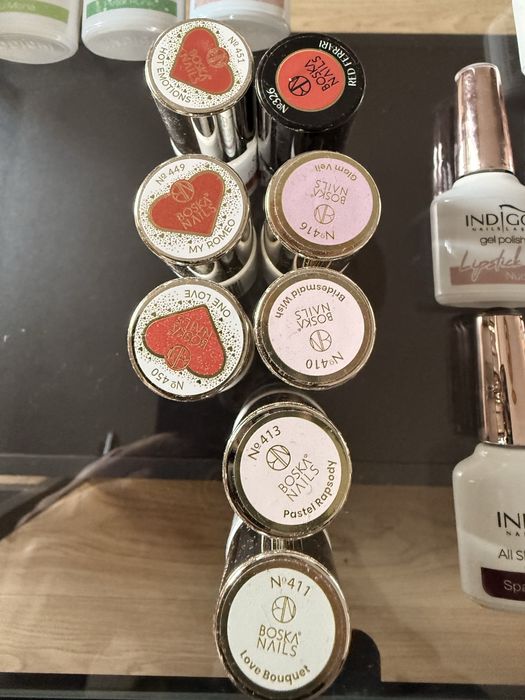 Lakiery hybrydowe i żele - zestaw 135 szt