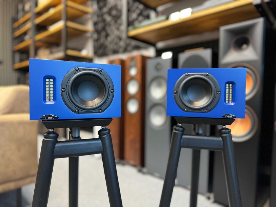 KULTOWE Neat Acoustics IOTA BLUE Niebieski Kolumny OUTLET SKLEP RATY