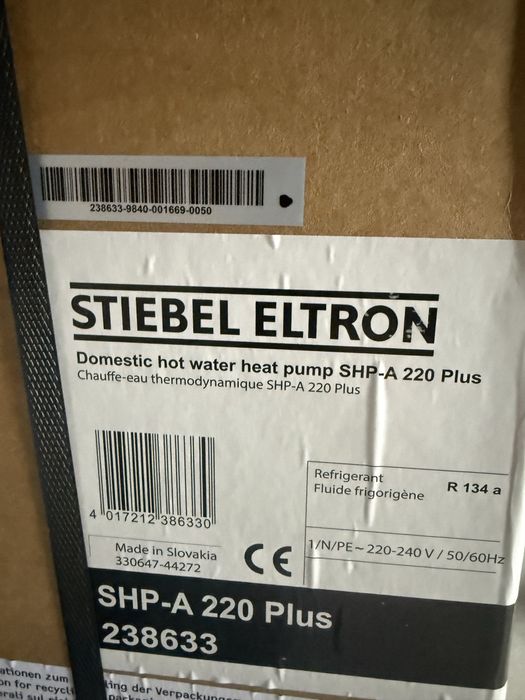 STIEBEL ELTRON SHP-A 220 Plus – pompa ciepła do CWU 220L A+ NOWA