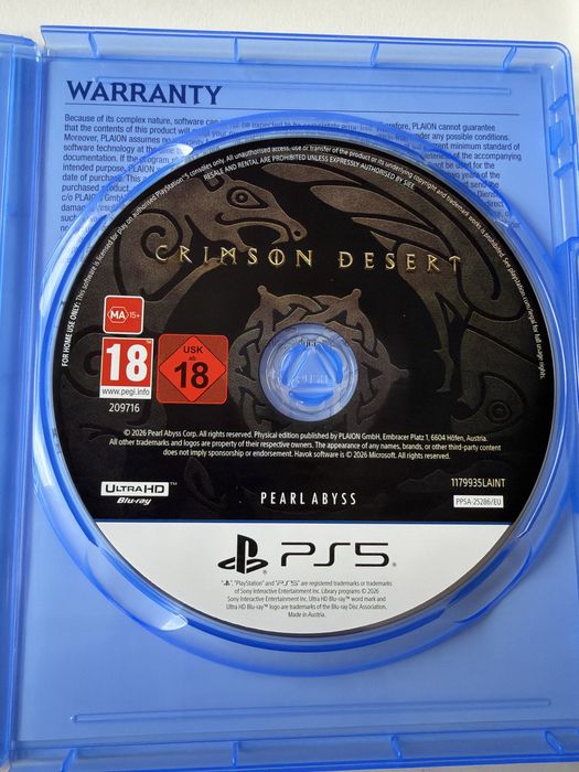 Vendo Crimpson Desert PS5