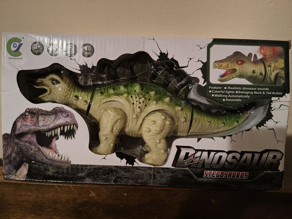 Dinozaur stegozaur interaktywna figurka