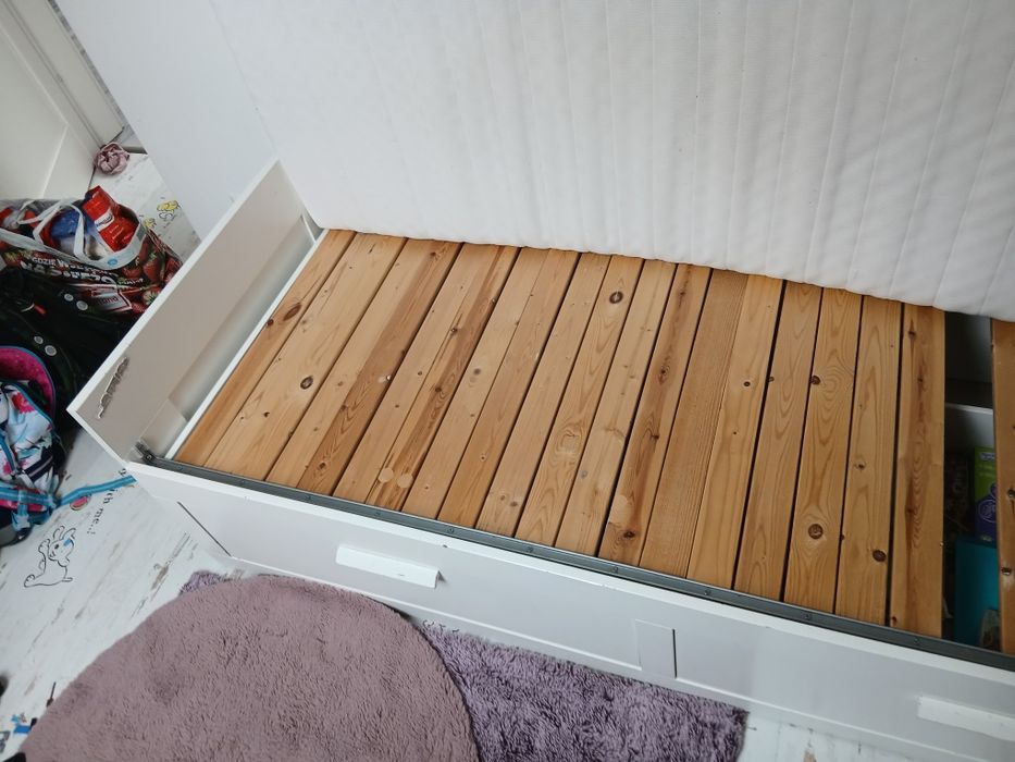 Łóżko  IKEA BRIMNES  z 2 szufladami 80/160 x 200