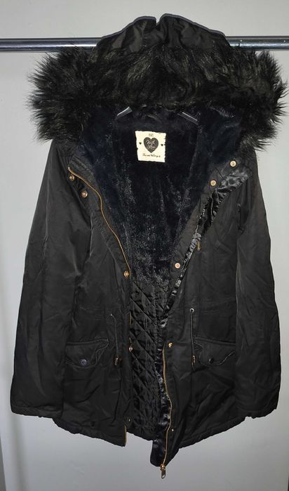 Czarna kurtka F&F 13-14 Y, 164