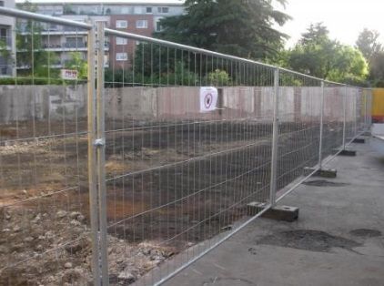 Ogrodzenie budowlane tymczasowe panel ażurowy 3,5 panelowe 35 metrów