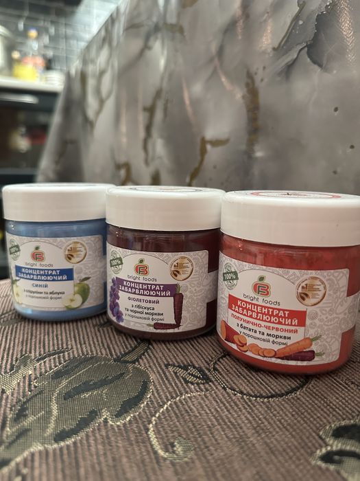 Сухі барвники Bright foods