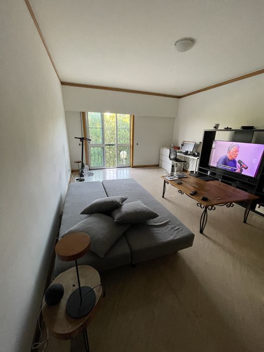 Sofá cama ikea cinza