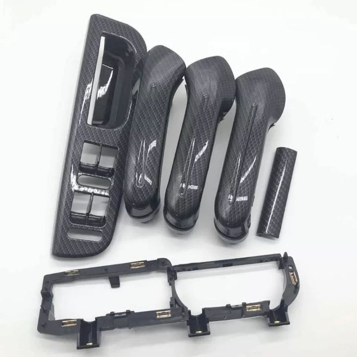 Puxadores Volkswagen Golf 4 Bora - 9 peças Carbono