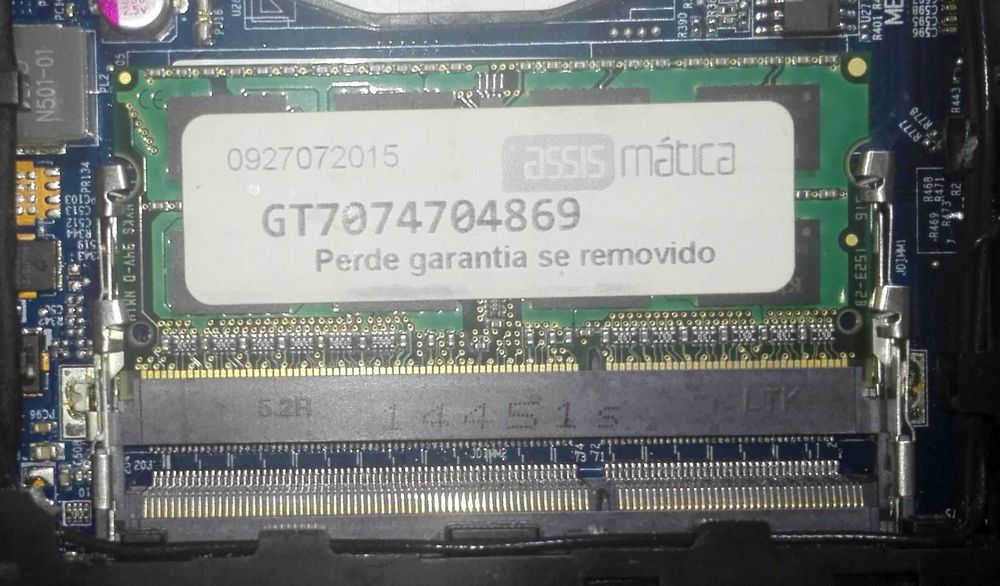 Memórias para portáteis (notebooks) 204pinos