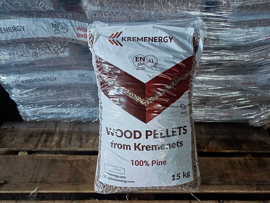 Pellet KREMENERGY 100% sosnowy – ENplus A1, możliwy transport, magazyn Będzin