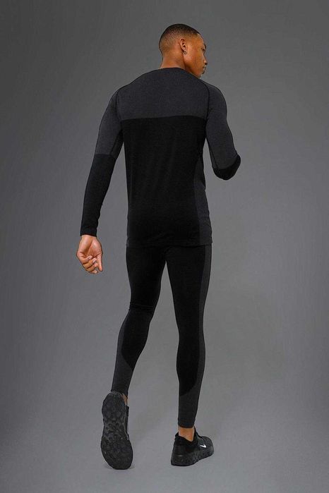 Мужские черные тайтсы,легинсы,лосины boohoo man для спорта под шорты L ...