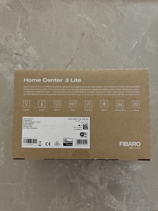 Home Center 3 Lite centrala inteligenty dom Fibaro