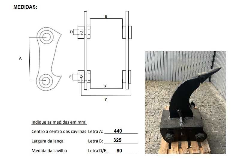 Dente de rippers novos para escavadoras de 20-25ton