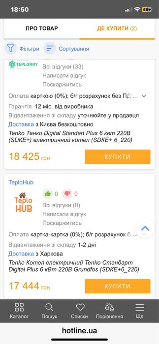 Електричний котел  Tenko Cтандарт Digital Plus 6 220
