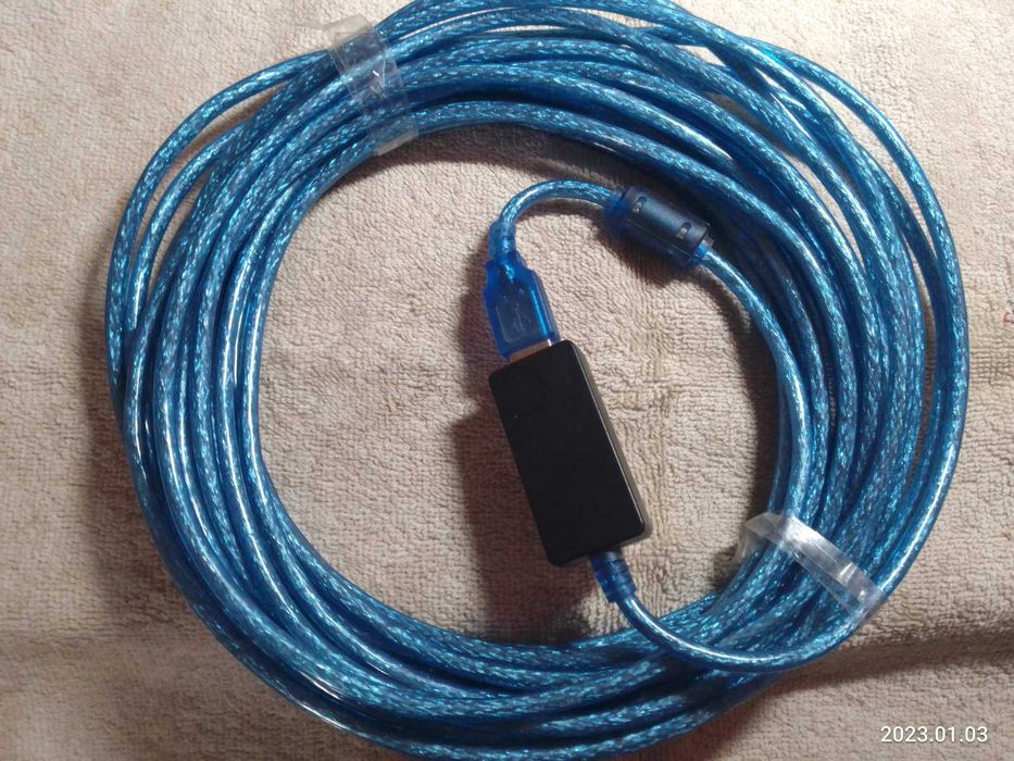 Подовжувачі USB 2 шт по 10 метрів