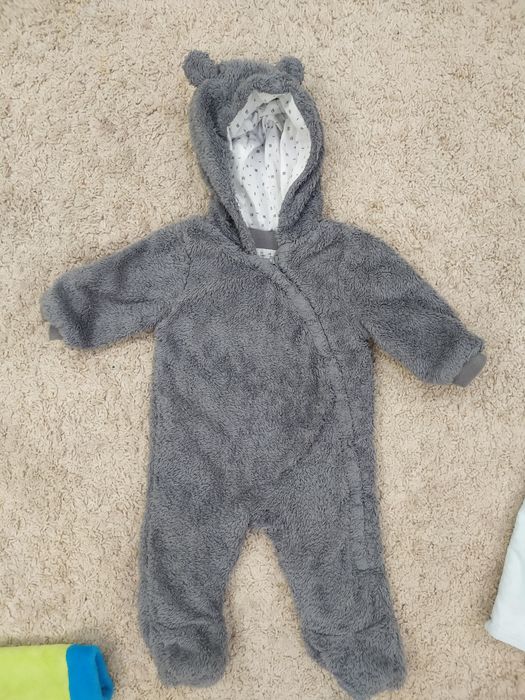Плюшевый человечек, теплый комбинезон