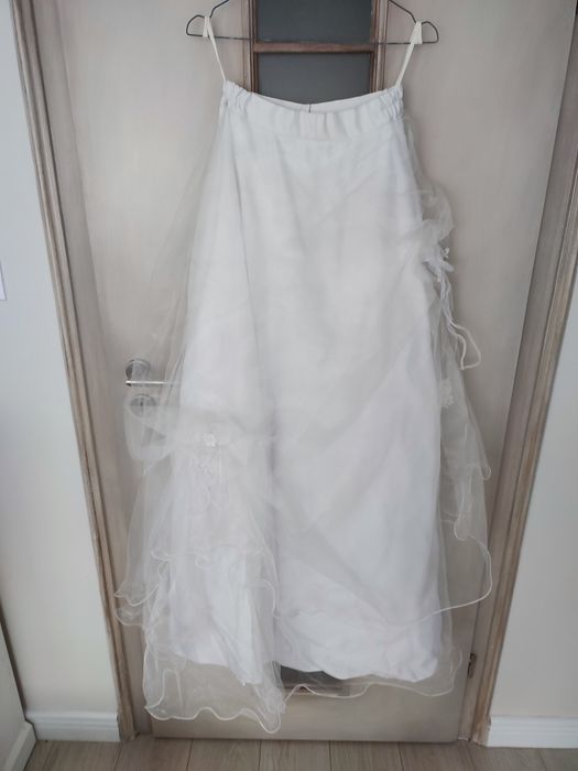 Suknia ślubna spódnica + gorset rozm S 36