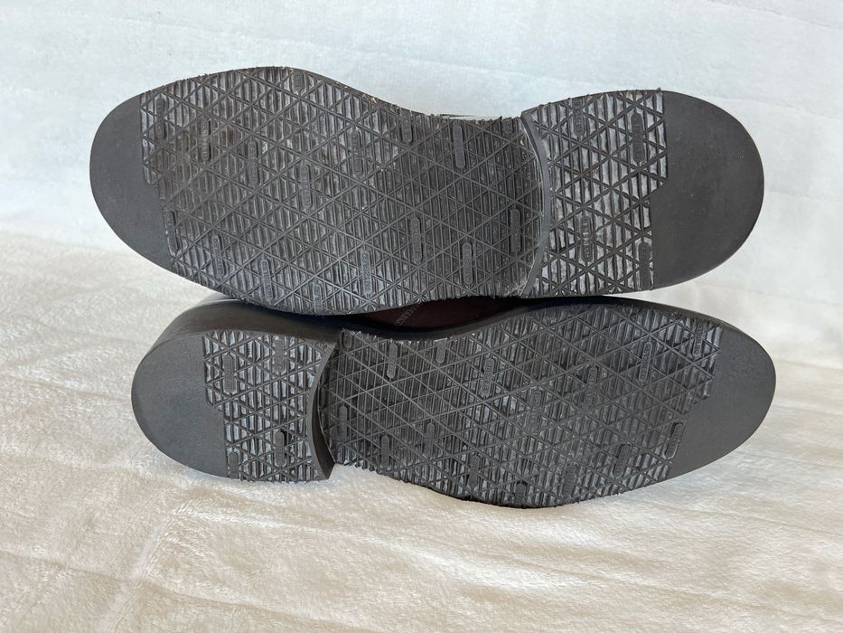 Gotthard skórzane wysokie buty kozaki męskie Lammfell rozm.12,5