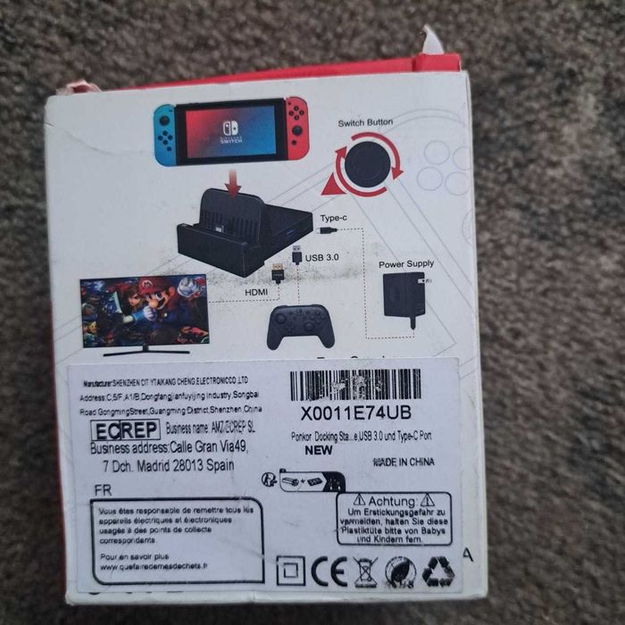 Портативна TV док-станція для Nintendo