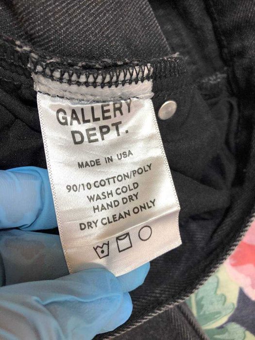 Gallery Dept. x Josué Thomas джинсы клеш женские черные Denim Flare