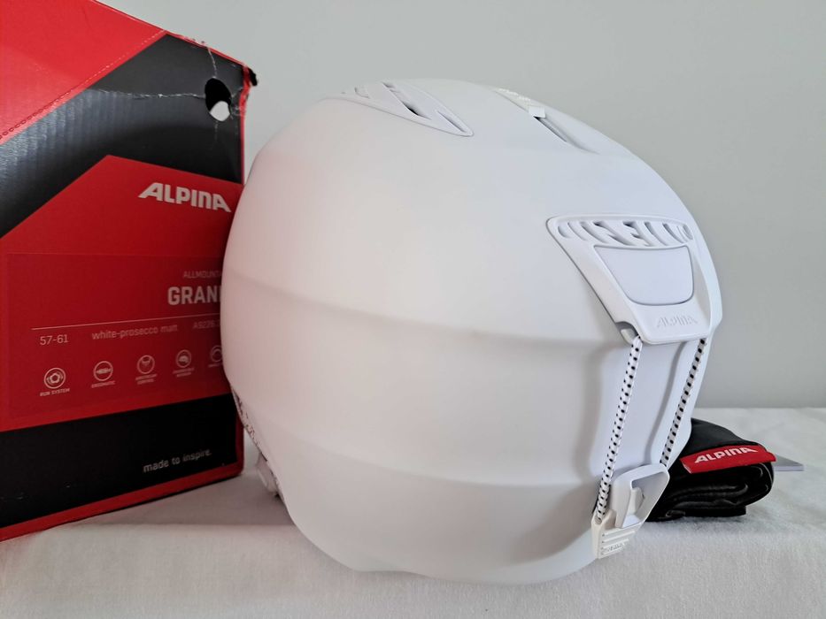 Kask narciarski Alpina Grand All Mountain White Prosecco L 57-61cm