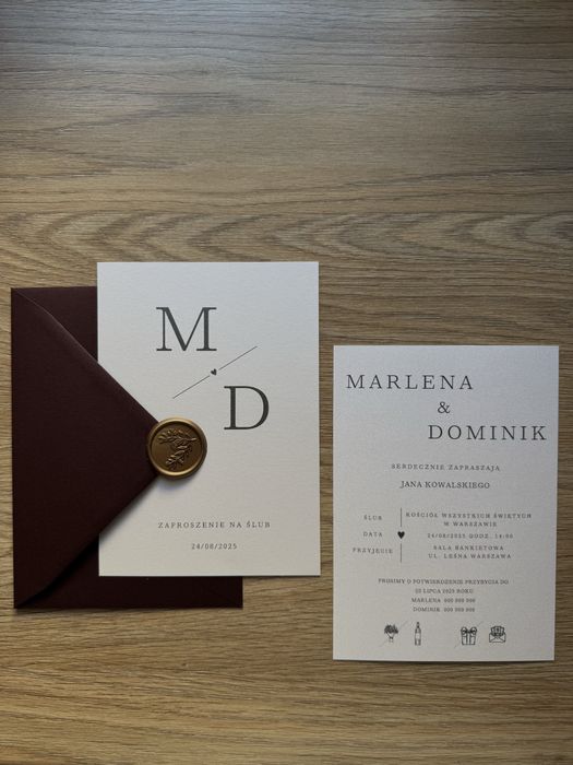 Zaproszenia ślubne