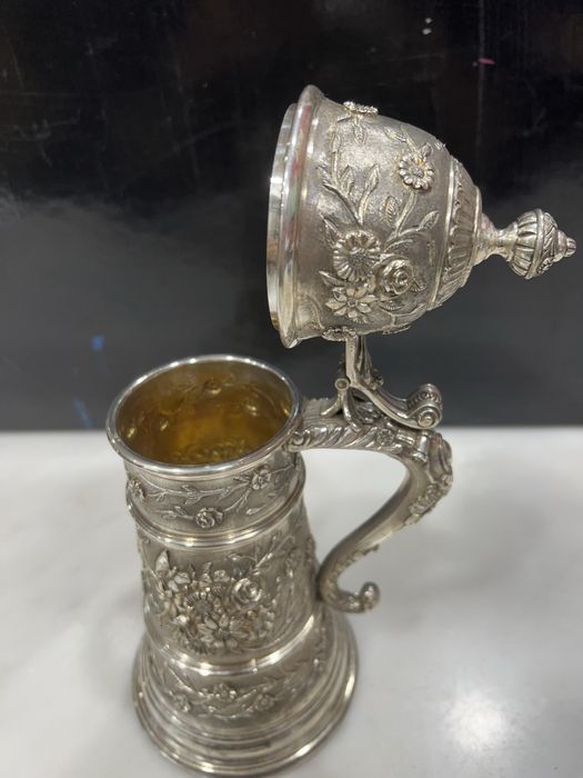 Caneca de Cerveja Italiana Prata