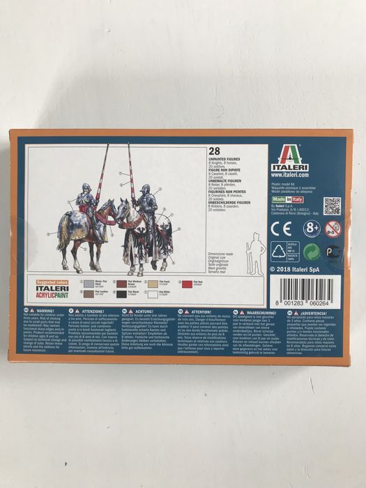 Figurki French Warriors model do sklejenia Italeri 6026