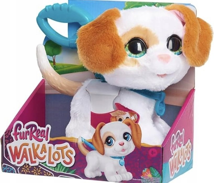 FurReal Walkalots Duży Piesek na smyczy 4+ Biały