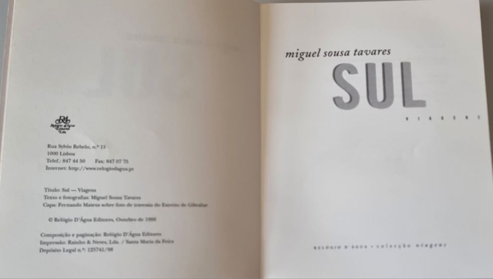 SUL - Viagens, Miguel Sousa Tavares