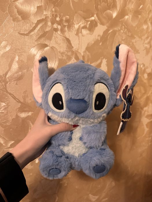 Знижка!Стіч синій ліло та стіч мʼяка іграшка плюшева з вушками