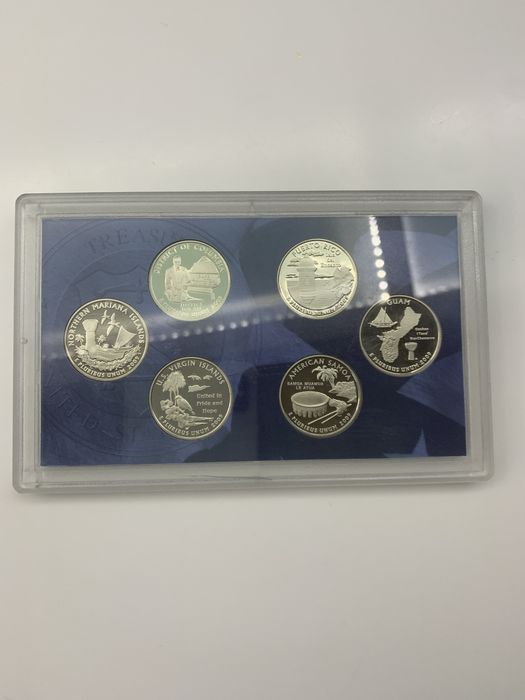 Квотеры 25 центов США набор