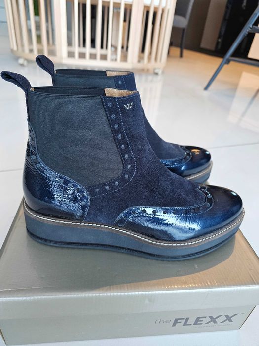 Buty Wojas Nowe Botki Skóra