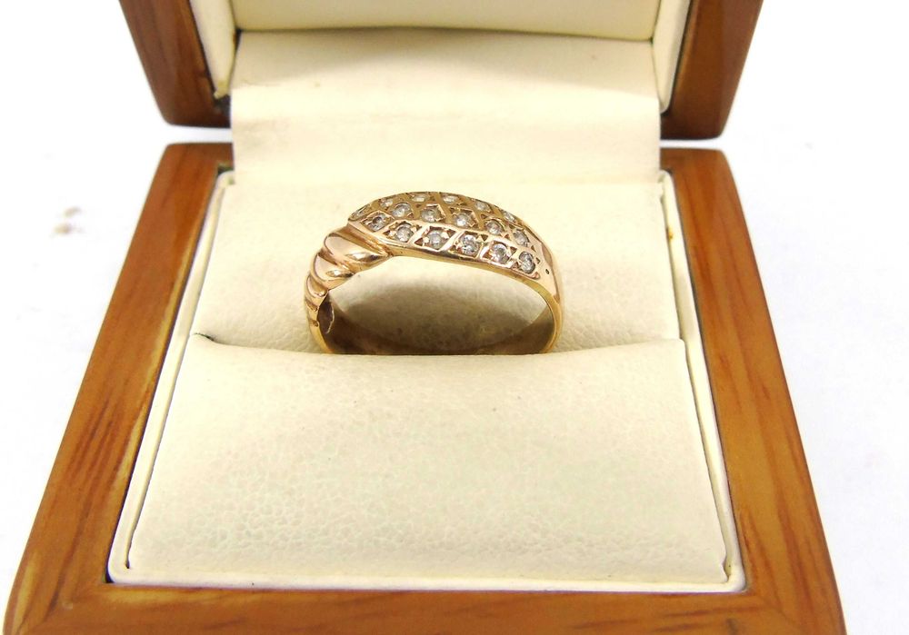 ZŁOTY PIERŚCIONEK PR585 14K R.19 3,89g Lombard Żuromin Loombard