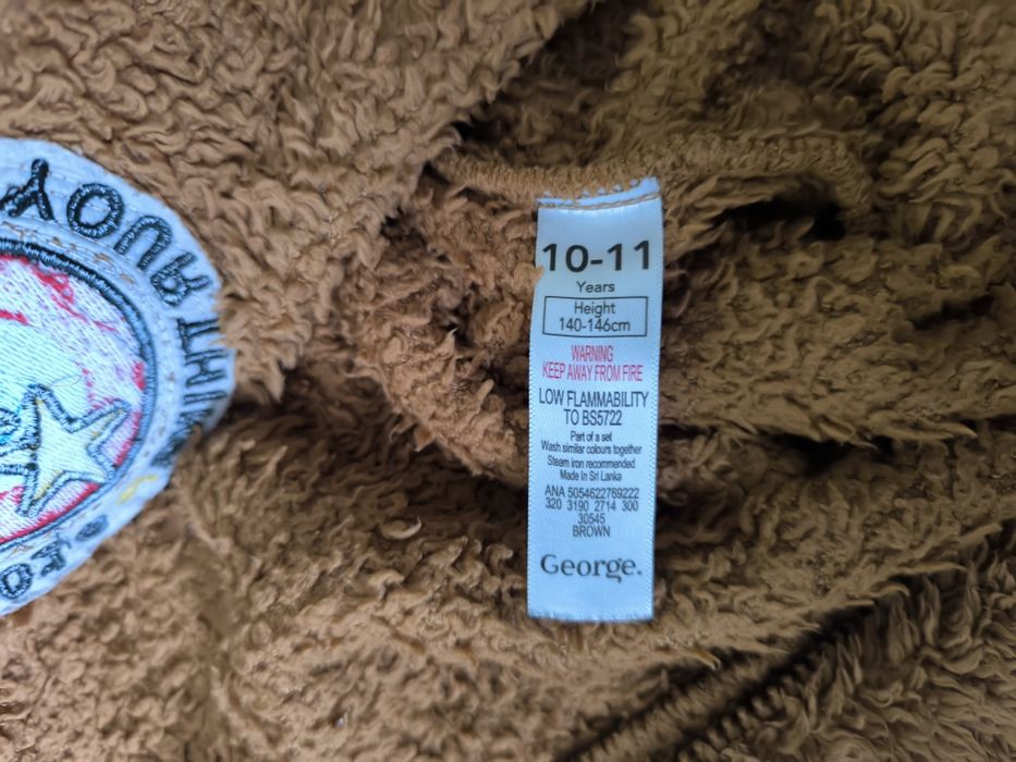 Przebranie miś dla dziewczynki rozm 140-146 stan bardzo dobry