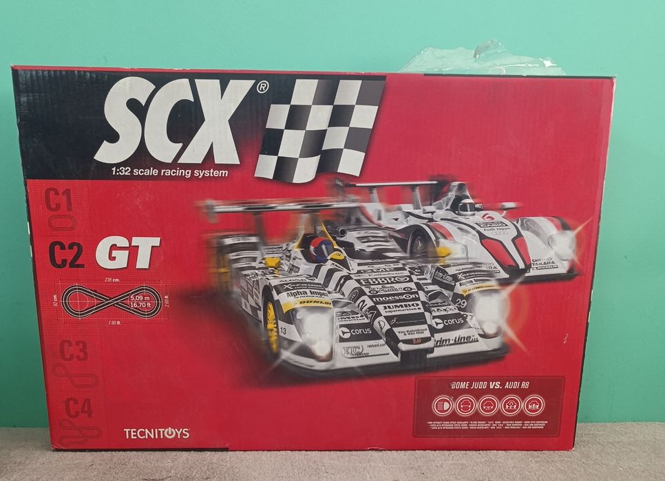 Pista tecnitoys scx gt c2 dome judd vs audi r8