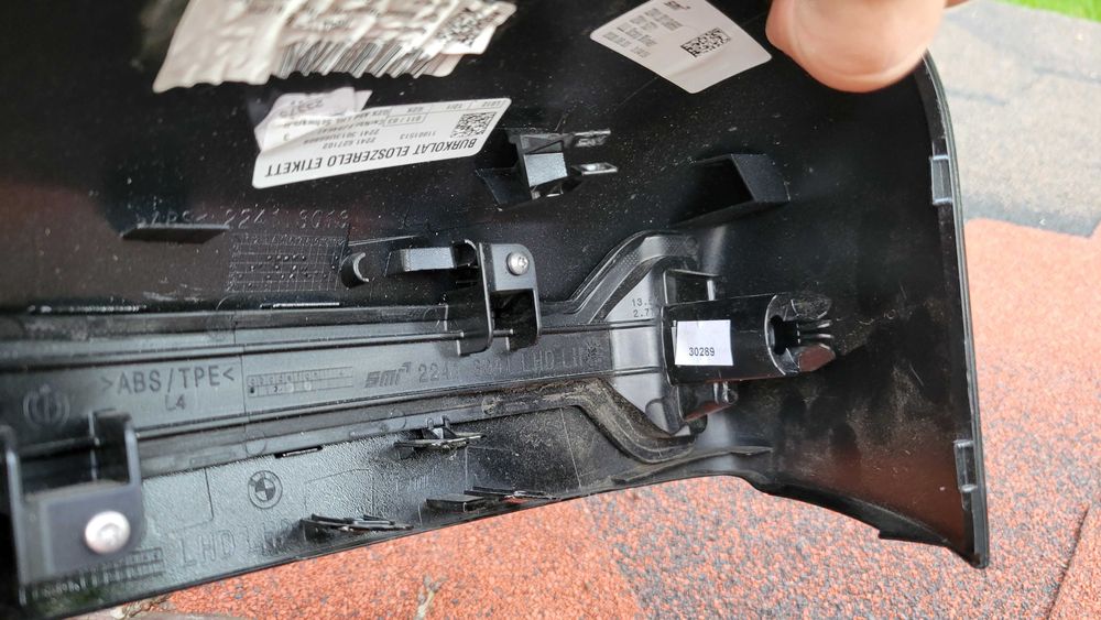 Накладка зеркала,  bmw 3 g20, g21, g28