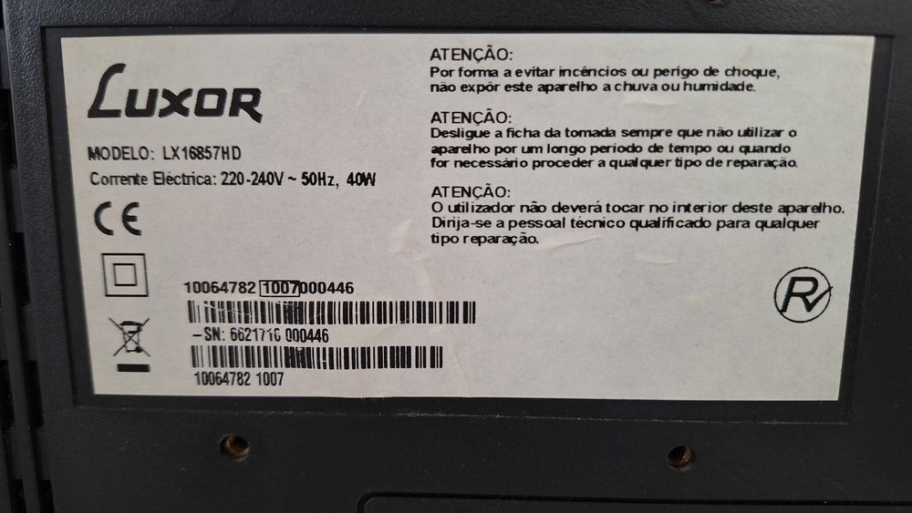 Luxor LCD 16" LX16857HD