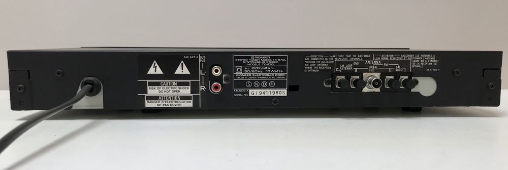 PIONEER Sintonizador Rádio Tuner TX-970L
