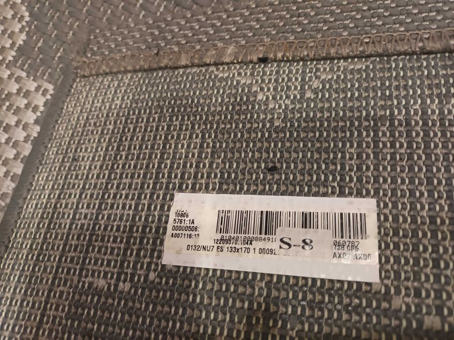 Carpete cinza 133x170