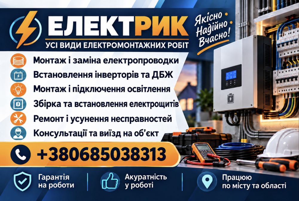 ЕЛЕКТРИК якісні послуги
