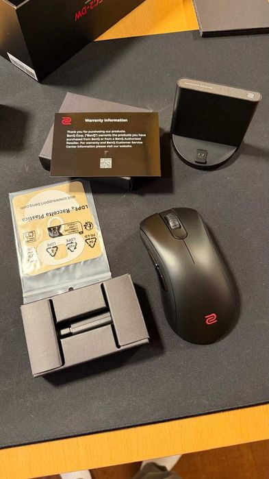 Rato Zowie EC2-DW Wireless preto Enhanced Receiver caixa