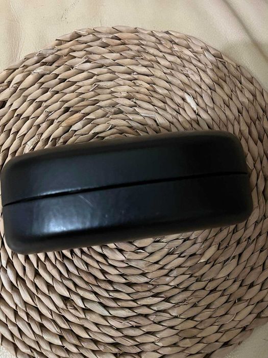 чорний шкіряний чохол для окулярів від Ralph Lauren