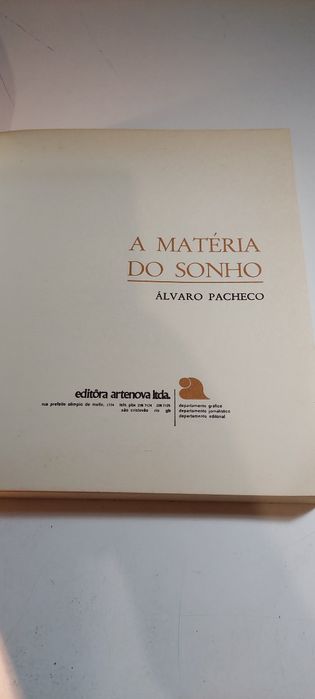 A Matéria do Sonho - Álvaro Pacheco (1971)