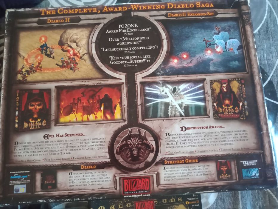 Diablo II -  Battle Chest vintage Big Box  PC Game
