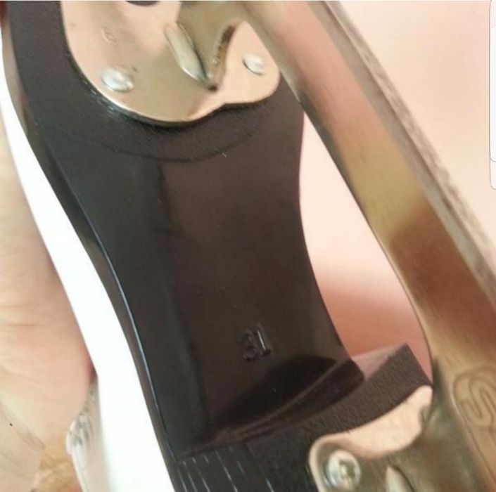 Білі ковзани на дівчинку 31 розмір